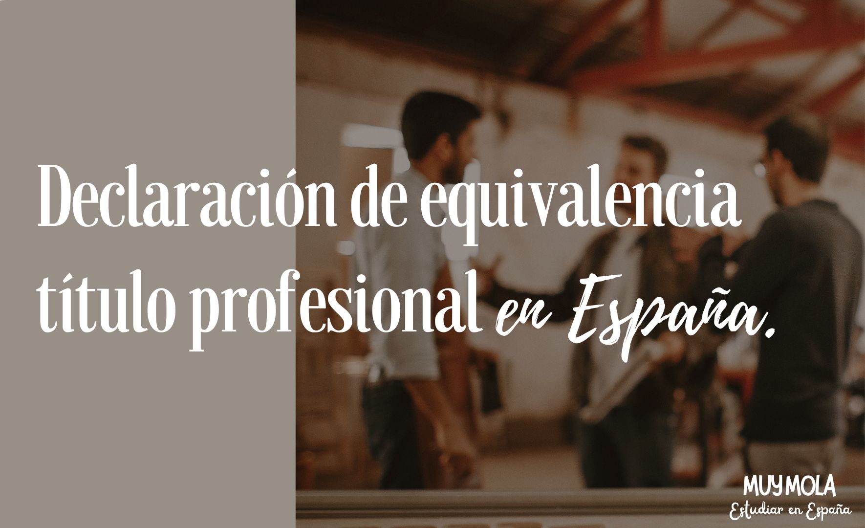 En este momento estás viendo Declaración de equivalencia título profesional en España.